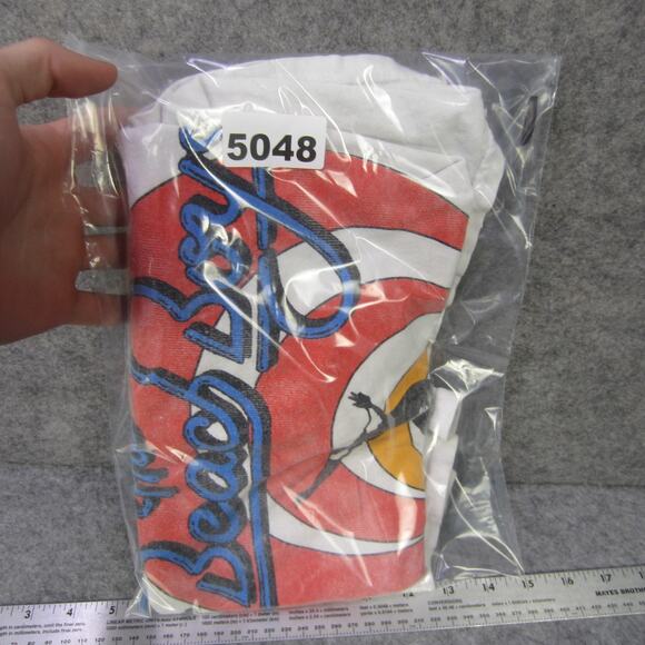 The Beach Boys Shirt Mens XL White 1983 Tour Graphic Band Rock Tee Concert Surf - Picture 9 of 9